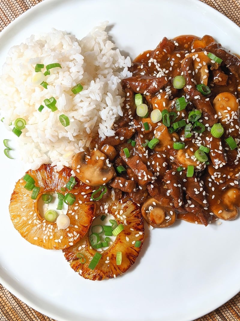 Pineapple Teriyaki Burgers